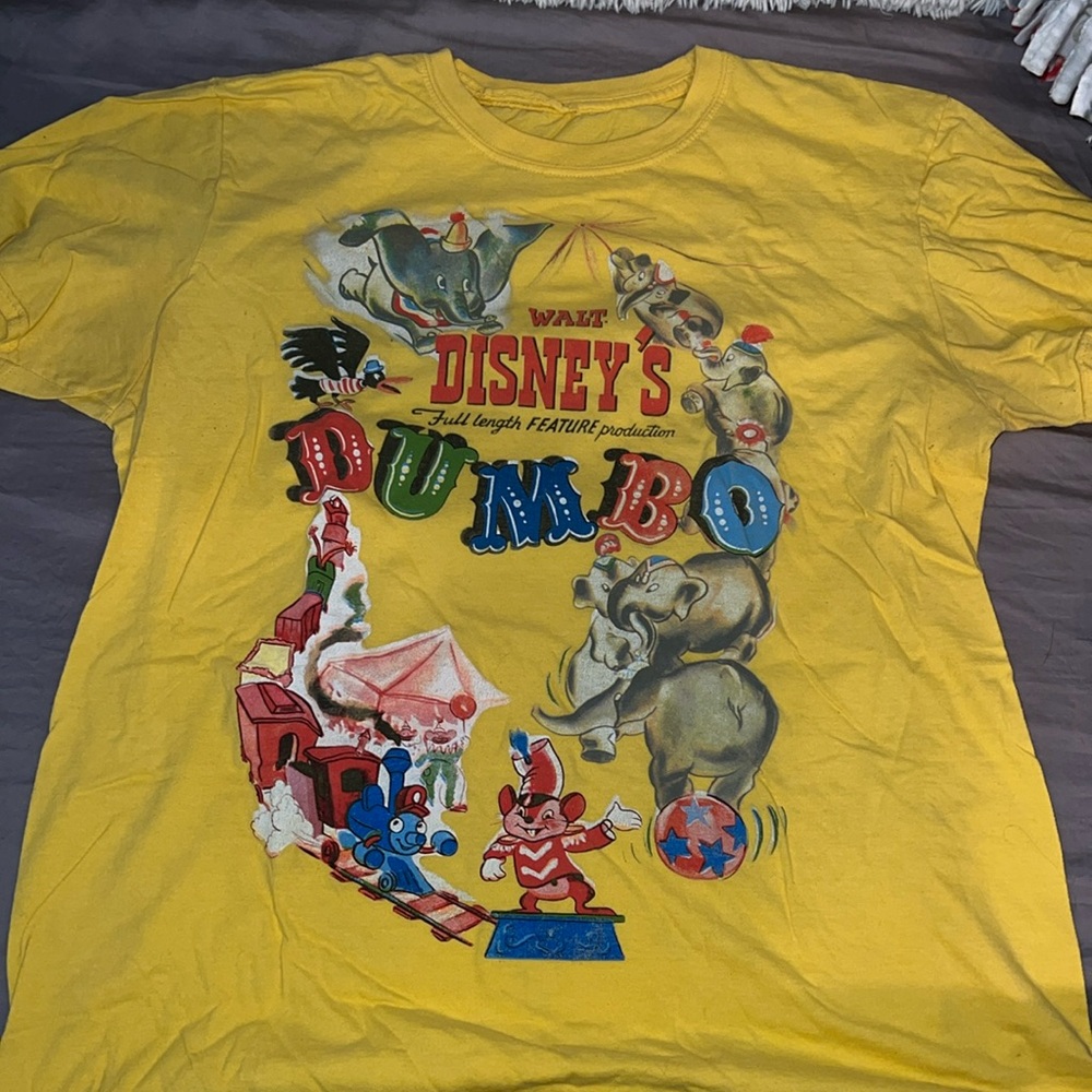 Disney Dumbo vintage movie poster T-shirt Large